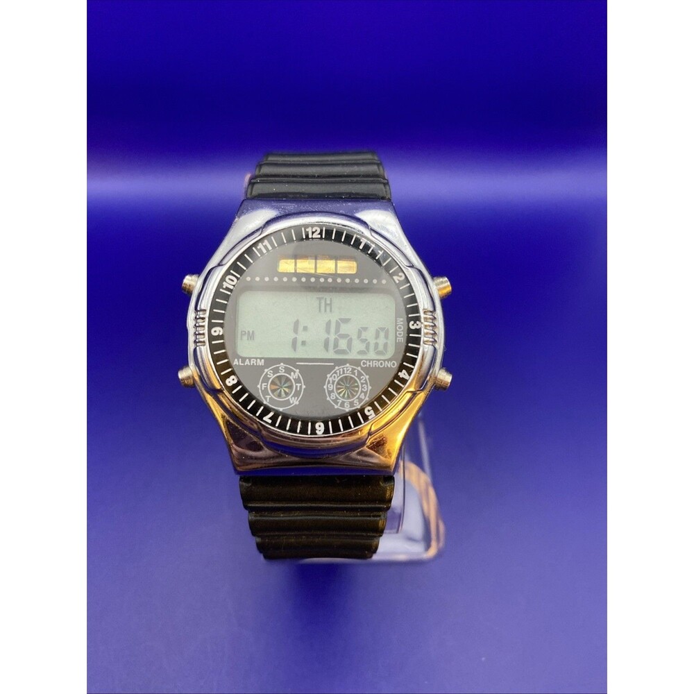 Vintage Alarm Chronograph Men’s Watch New Battery